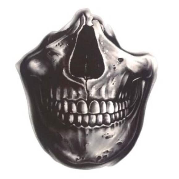 Skull Temporary Tattoo Halloween - Picture 2 of 2